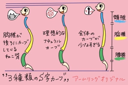 3種類のS字カーブ