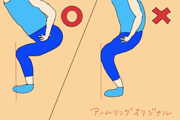 正しいスクワット運動とは